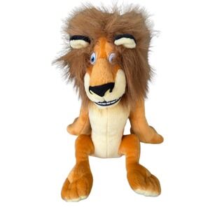 Vintage DreamWorks Madagascar Alex the Lion 10" Plush Toy Stuffed Animal 2005